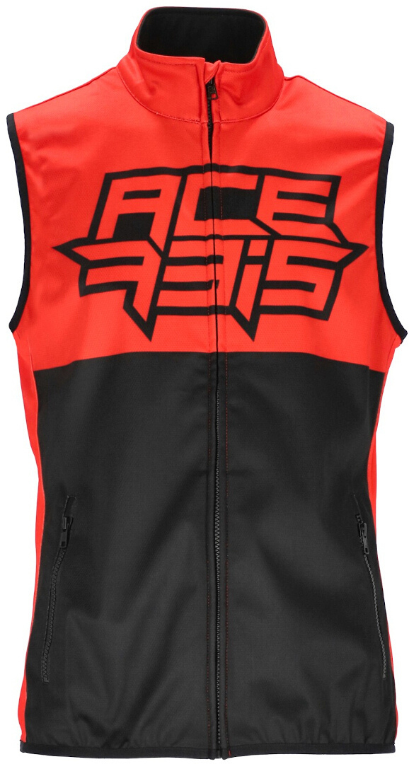 Acerbis Linear Softshell waterdicht motorcross vest Zwart/Rood XL Figuur 3