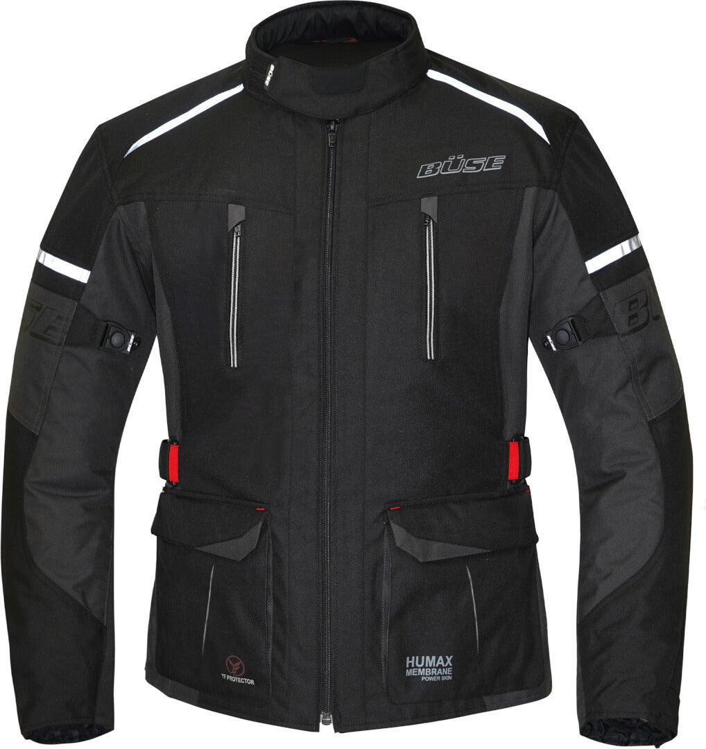 Büse Rider Waterproof Motorcycle Textile Jacket black Long 98 Figure 1