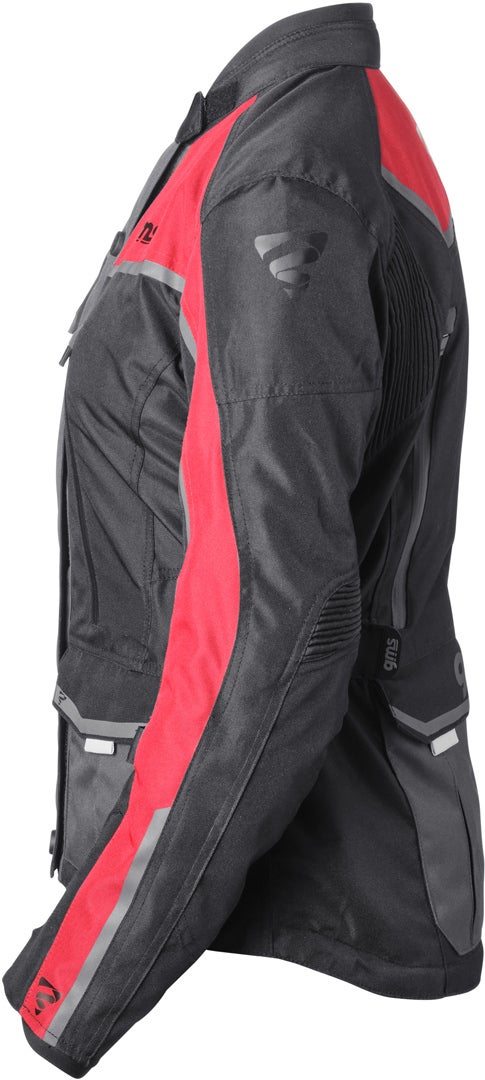 GMS Twister Neo imperméable à l’eau dames moto textile veste noir/rouge L Figure 2