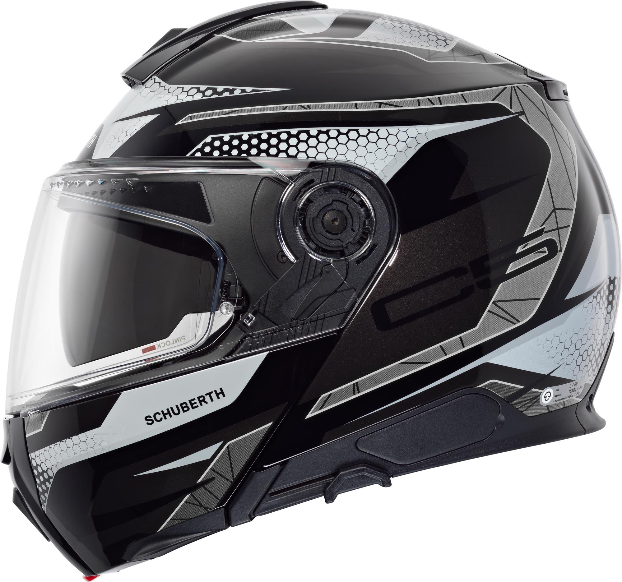 Schuberth C5 Velocity Hjälm grå S (55) Figur 2
