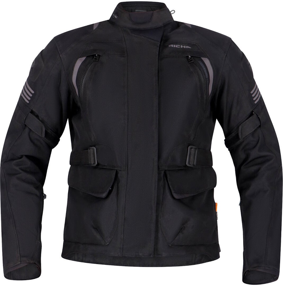 Richa Phantom 3 imperméable à l’eau dames moto textile veste noir 6XL Figure 2
