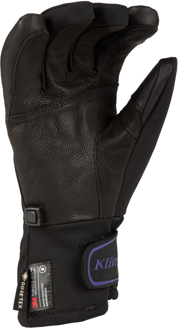 Klim Bombshell Dame snescooterhandsker sort/lilla M Figur 2
