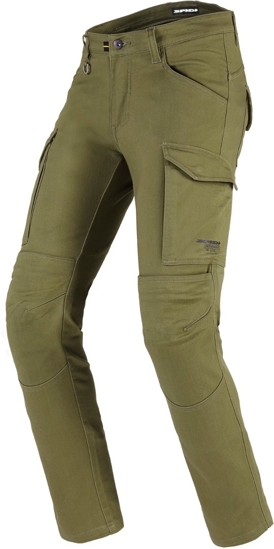 Spidi TexTech Pathfinder Cargo Pantalon textile moto Vert militaire 36 Figure 1