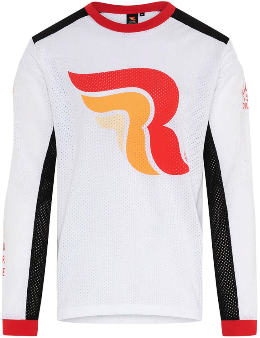 Riding Culture Logo Mesh Motocross Jersey weiß XL Abbildung 1