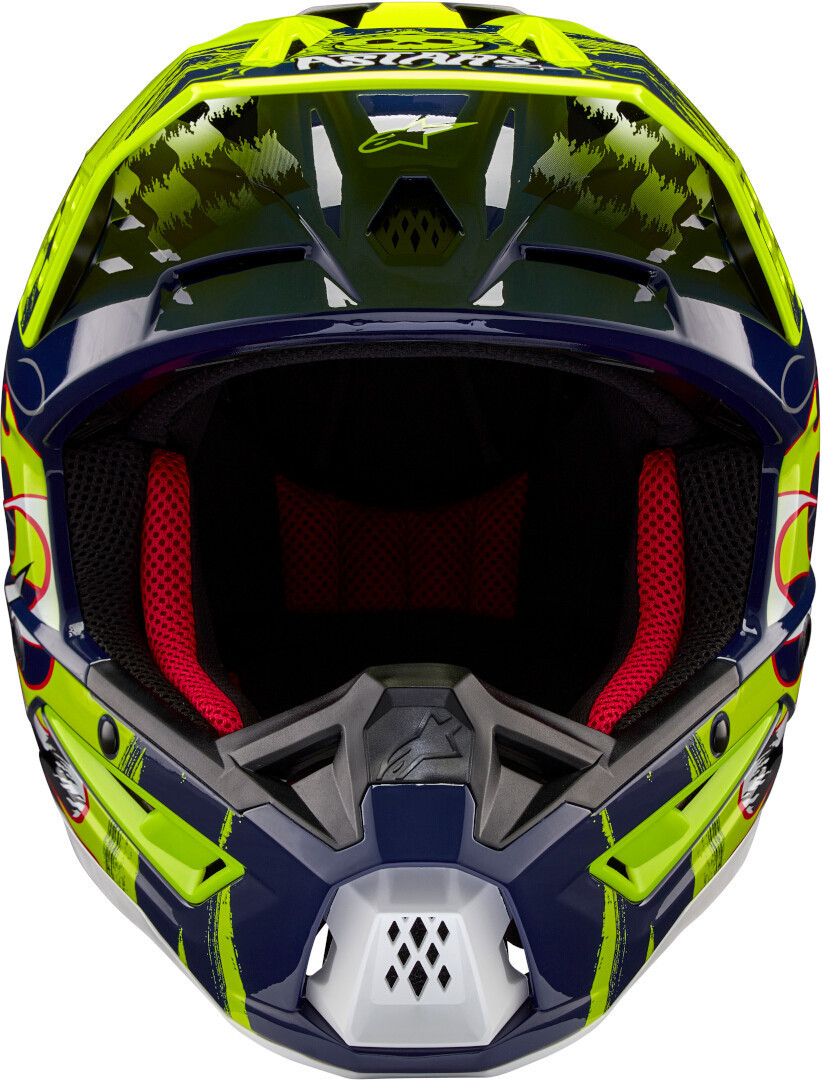 Alpinestars S-M5 Rash Cască de motocross Albastru/galben XXL (63/64) Figura 5