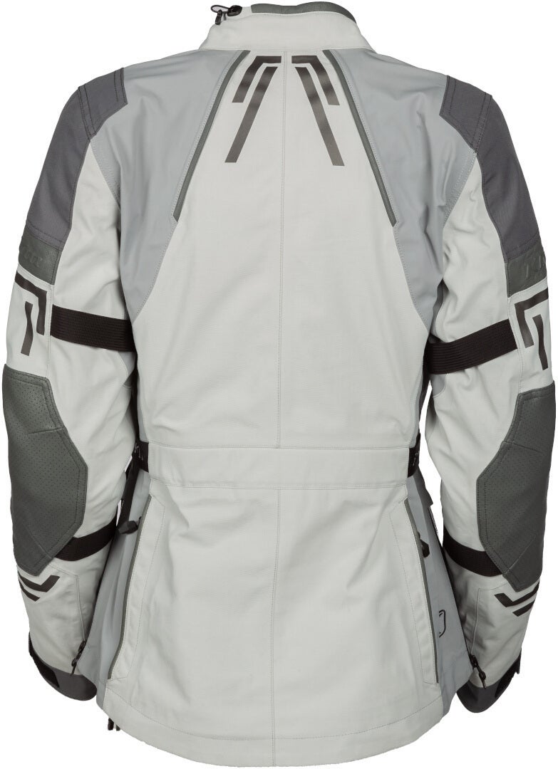 Klim Altitude 2023 Motorrad Textiljacke hellgrau/dunkelgrau/schwarz XXL Abbildung 4