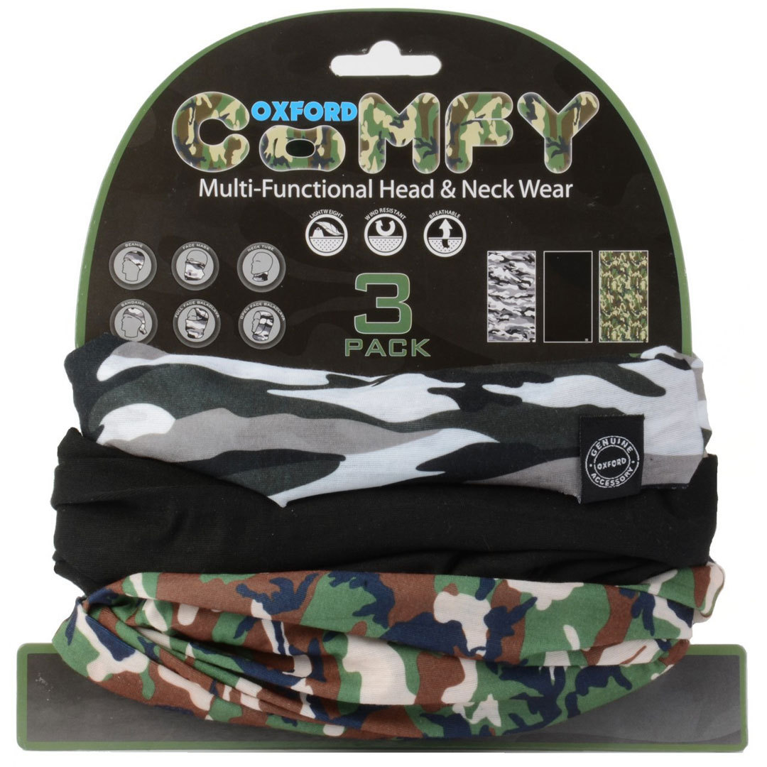 Oxford NW123 Comfy Camo Huvudbonader Figur 1