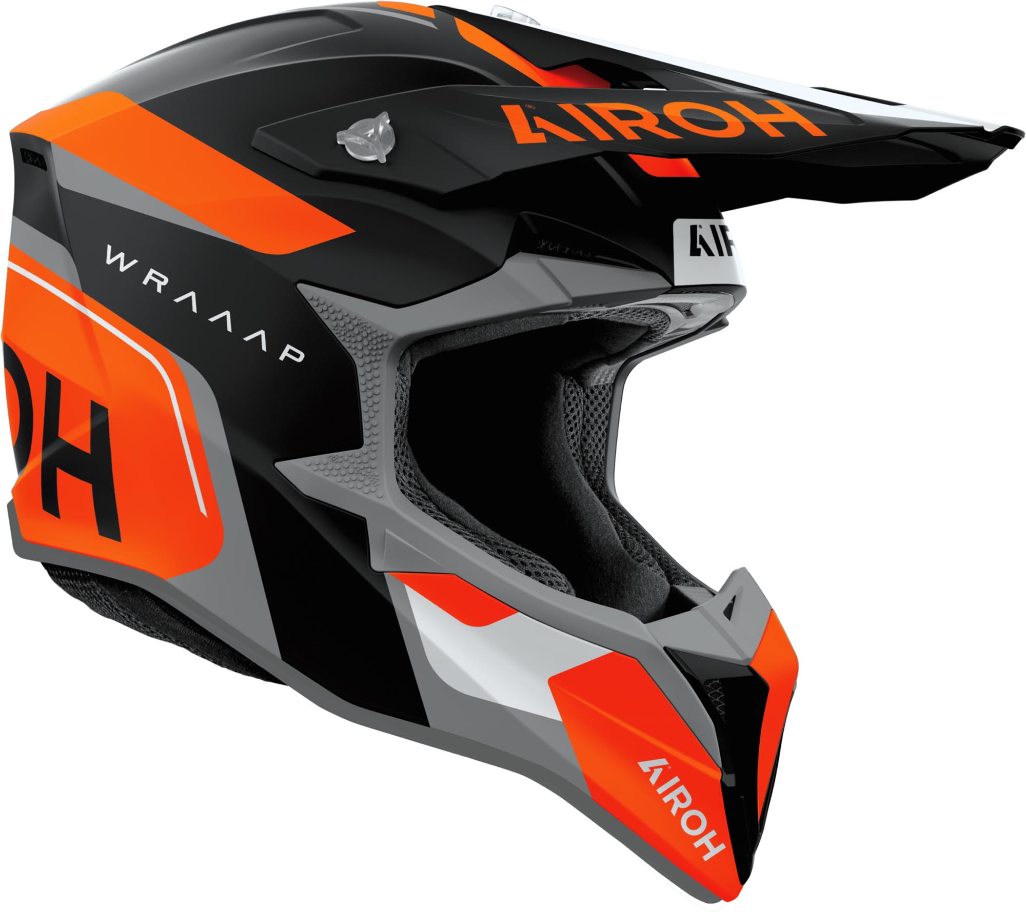 conquer motorcycle helmet Two Tone Apocalypse Modular Ride Brave Airoh Wraaap Conquer Helmet Orange