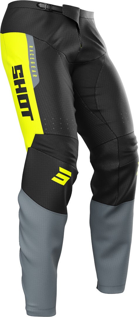 Shot Devo League Pantaloni da motocross nero/grigio/giallo 40 Figura 2