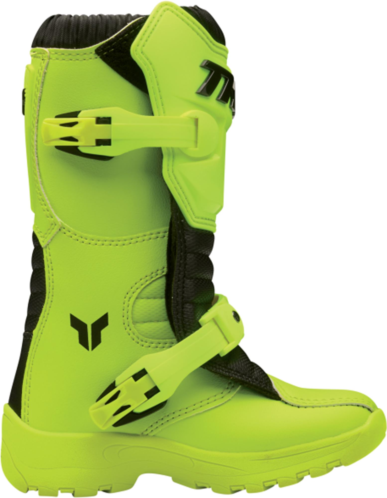Thor Mini Blitz Xr Ungdomsmotocross-støvler neongul 12 Figur 2