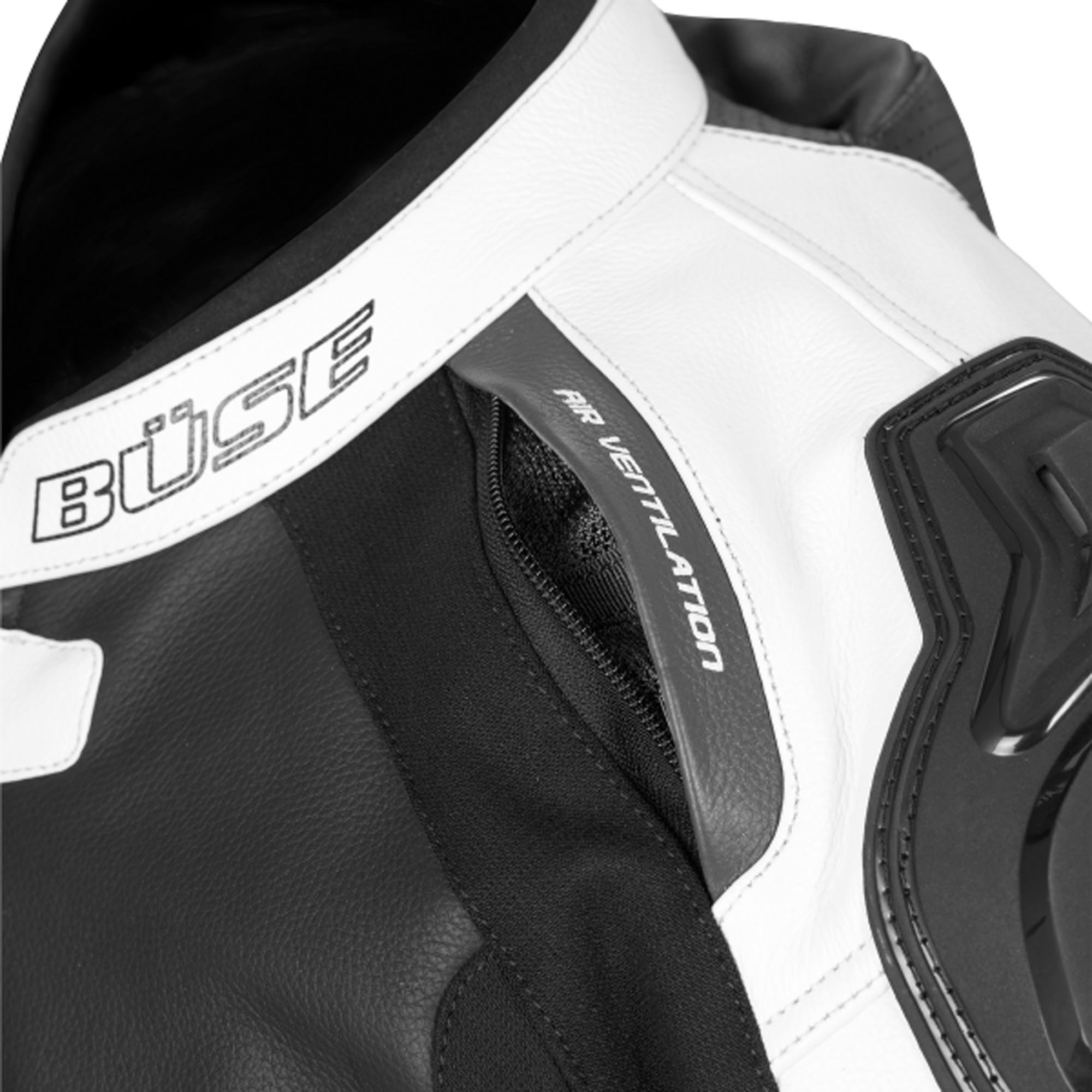 Büse Tormo Two Piece Ladies Motorcycle Leather Suit black/white 52 Figure 4