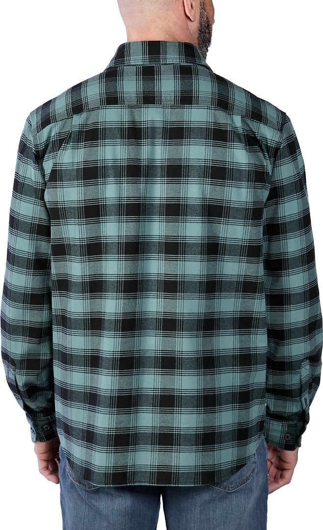 Carhartt Rugged Flex Flannel Plaid Camicia nero/verde M Figura 2