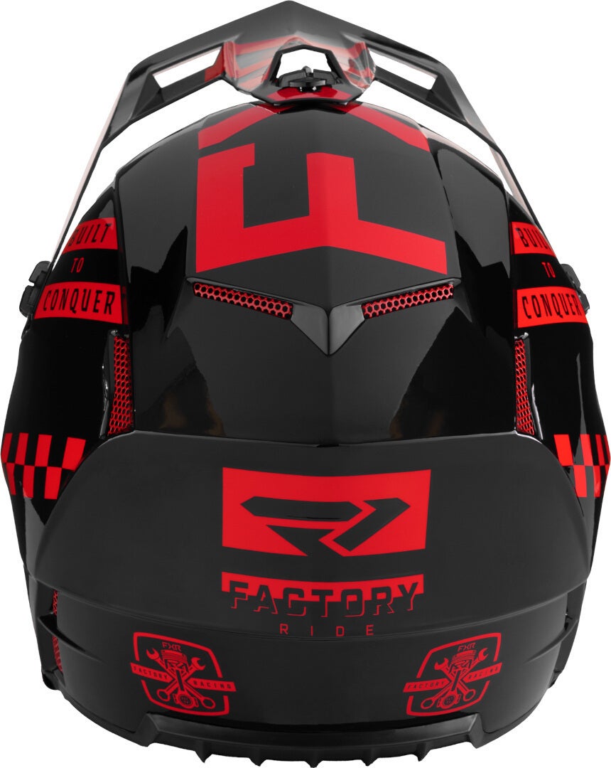 FXR Clutch Gladiator 2024 Casco da motocross nero/rosso M (57/58) Figura 5