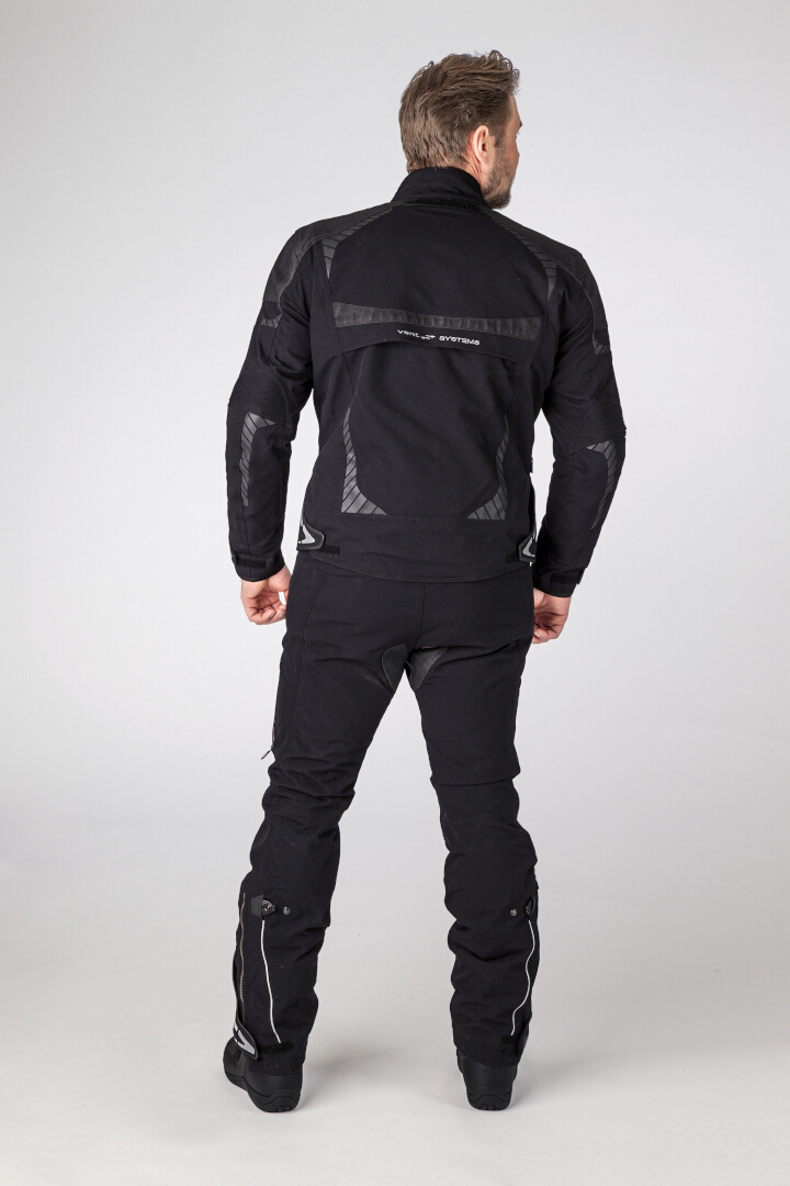 Halvarssons Vansbro waterproof Motorcycle Textile Jacket black 66 Figure 4