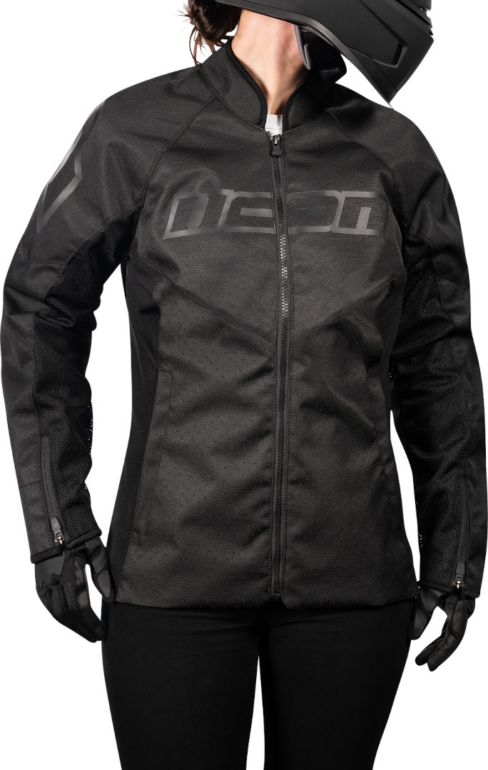 Icon Hooligan Motorrad Textiljacke Damen S Abbildung 4