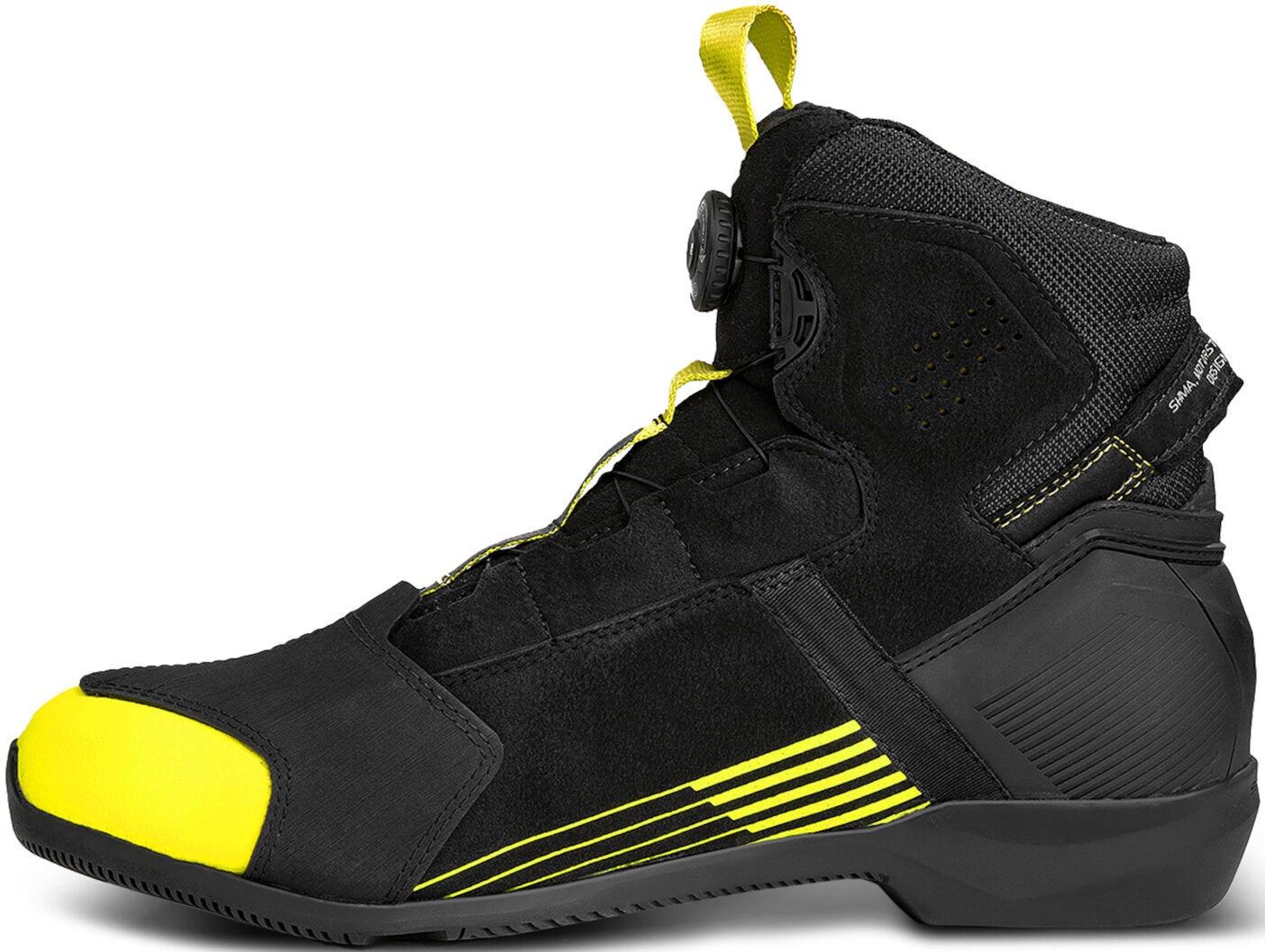 SHIMA Edge Scarpe da moto impermeabili nero/giallo 42 Figura 3