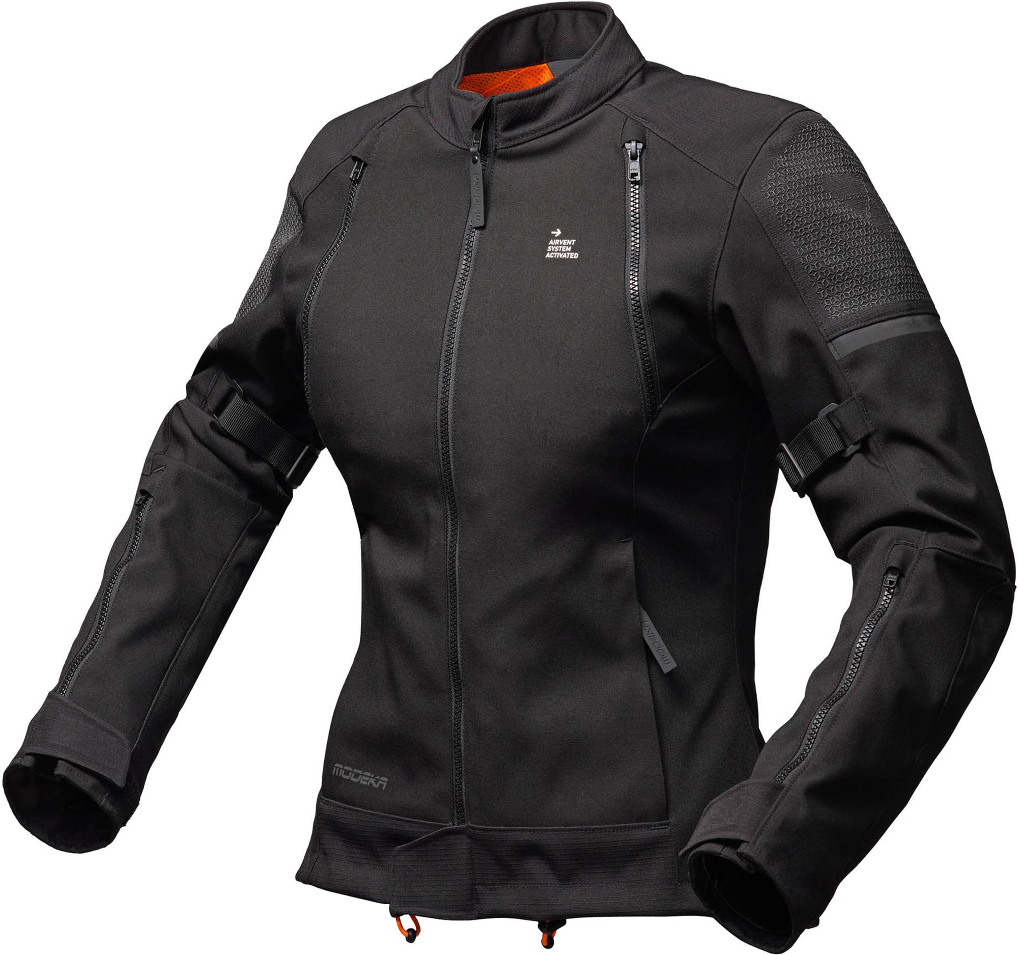 Modeka Muva Damen Motorrad Textiljacke schwarz 48 Abbildung 1