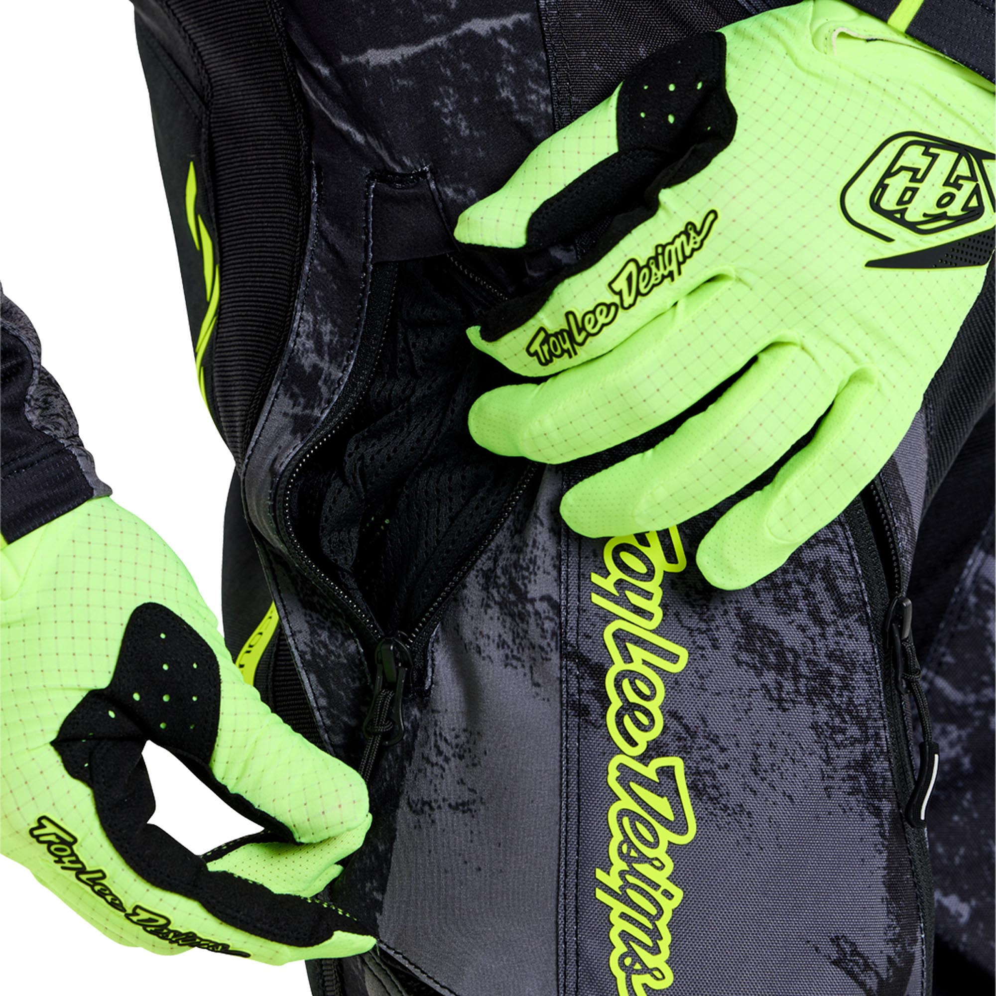 Troy Lee Designs Scout GP Pro Slab Motocrossbukser Sort 28 Figur 8