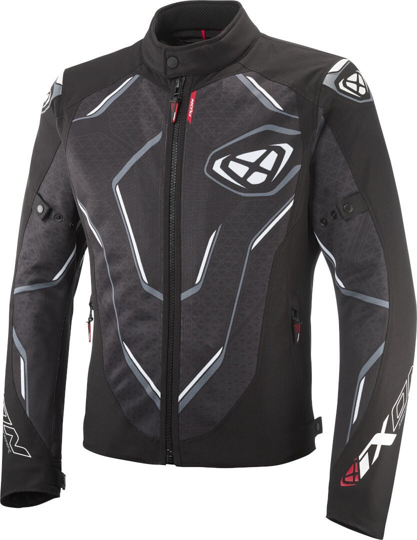 Ixon Demoniak Motorrad Textiljacke schwarz/weiß XXL Abbildung 1