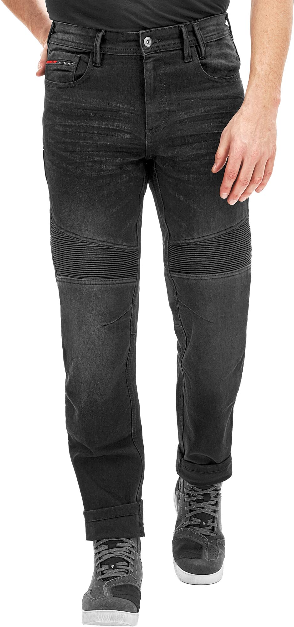 SHIMA Zenith Motorrad Jeans Sort 34/32 Figur 3