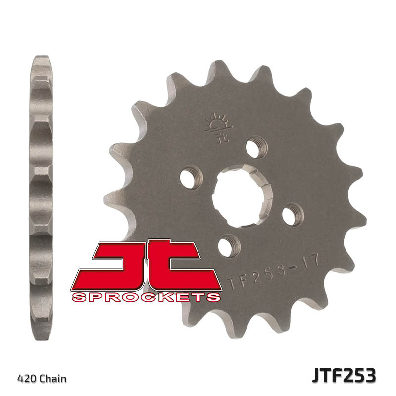 JT-DRIVHJUL Standard stålkedjehjul 253 - 420 Figur 1