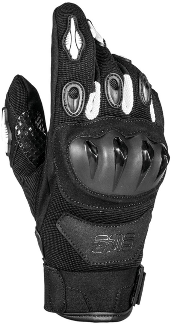 GMS Tiger Motorcycle Gants de moto Noir/Blanc M Figure 1