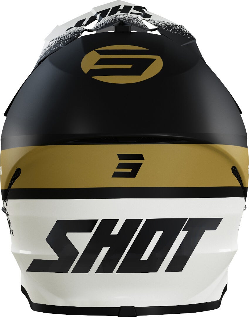 Shot Furious Roll Motocross Helmet black/gold M (57/58) Figure 2