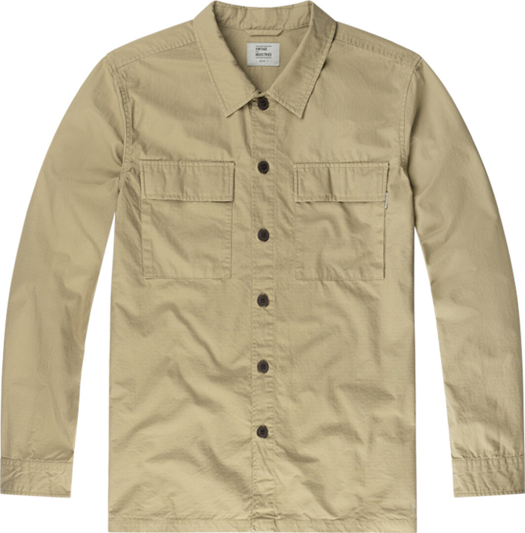 Vintage Industries Emerald Tricou Dark Khaki S Figura 1