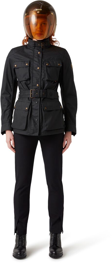 Belstaff Trialmaster 2025 imperméable dames moto wax veste 42 Figure 4