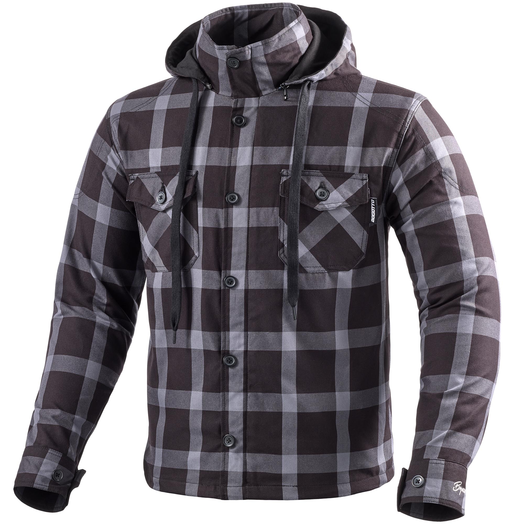 Bogotto Lumb-R Hanorac cu fermoar pentru motocicletă negru S Figura 1