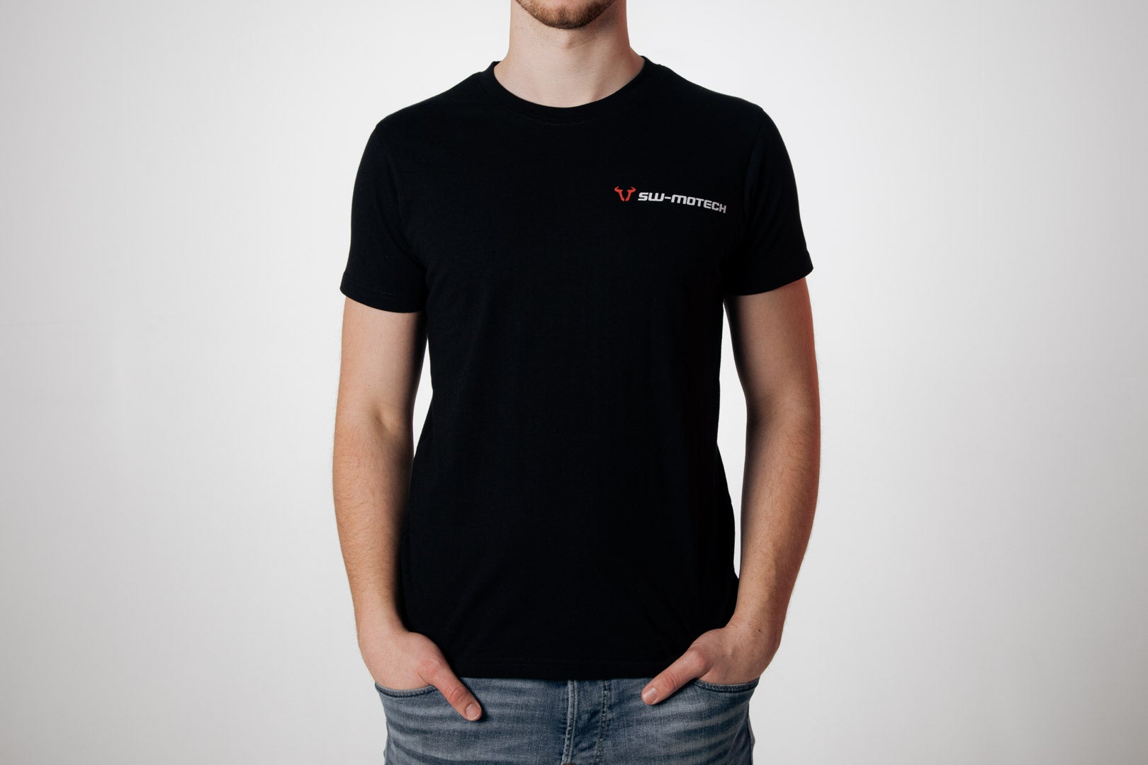 SW-Motech T-Shirt - Core Line. Black. Men. Size S.-image-452036147