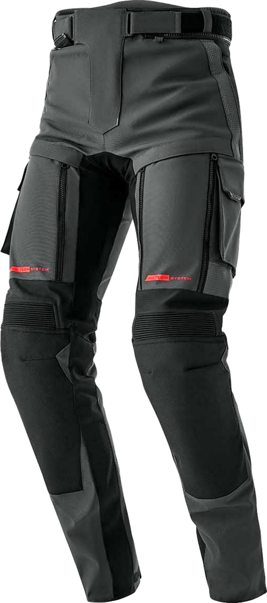RST Pro Series Adventure D3O vandtætte motorcykeltekstilbukser grå/sort 50 Figur 1