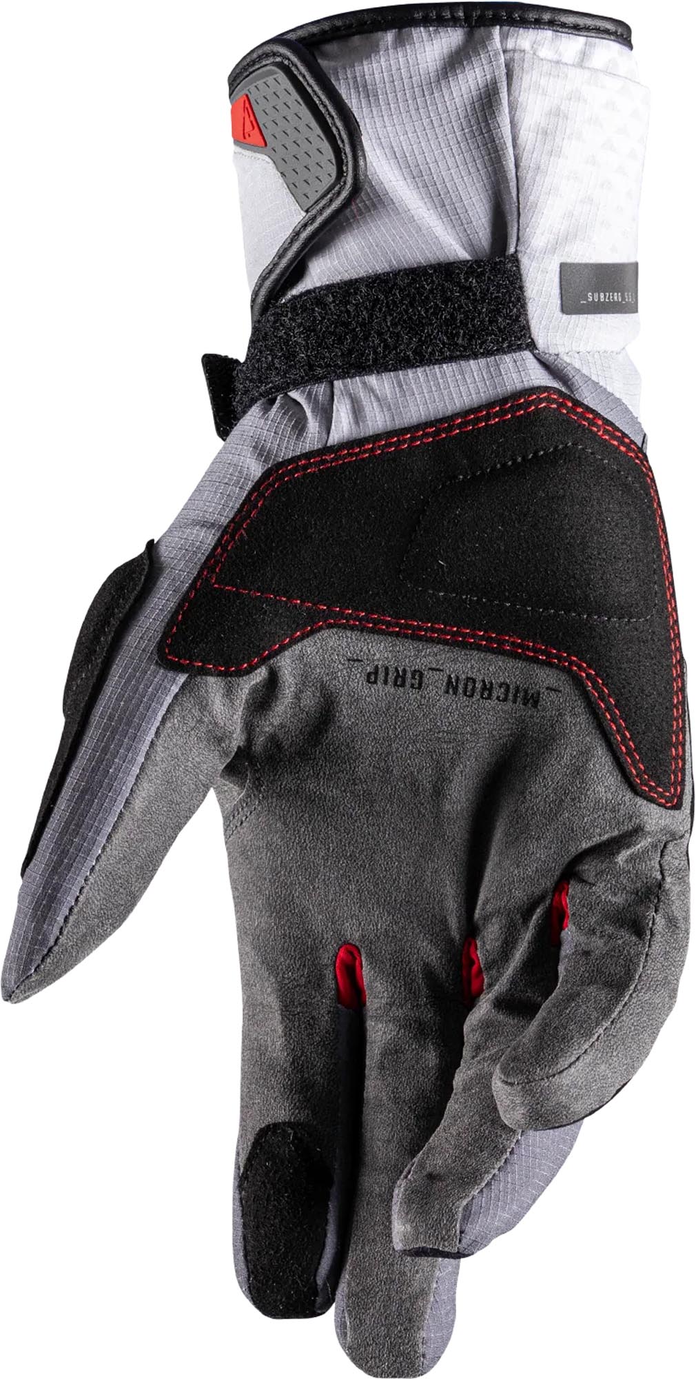 Leatt ADV SubZero 5.5 Motorhandschoenen lichtgrijs/rood M Figuur 4