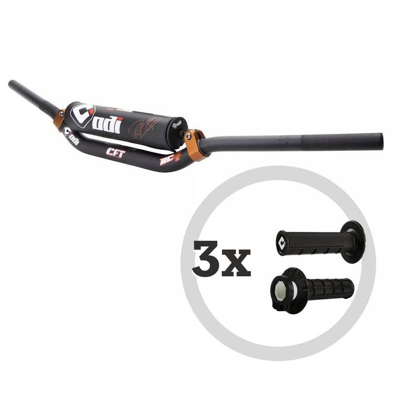 ODI Kit de ghidon - CFT Pum MX + 3 perechi de mânere MX V2 Lock-On Half-Waffled Figura 2
