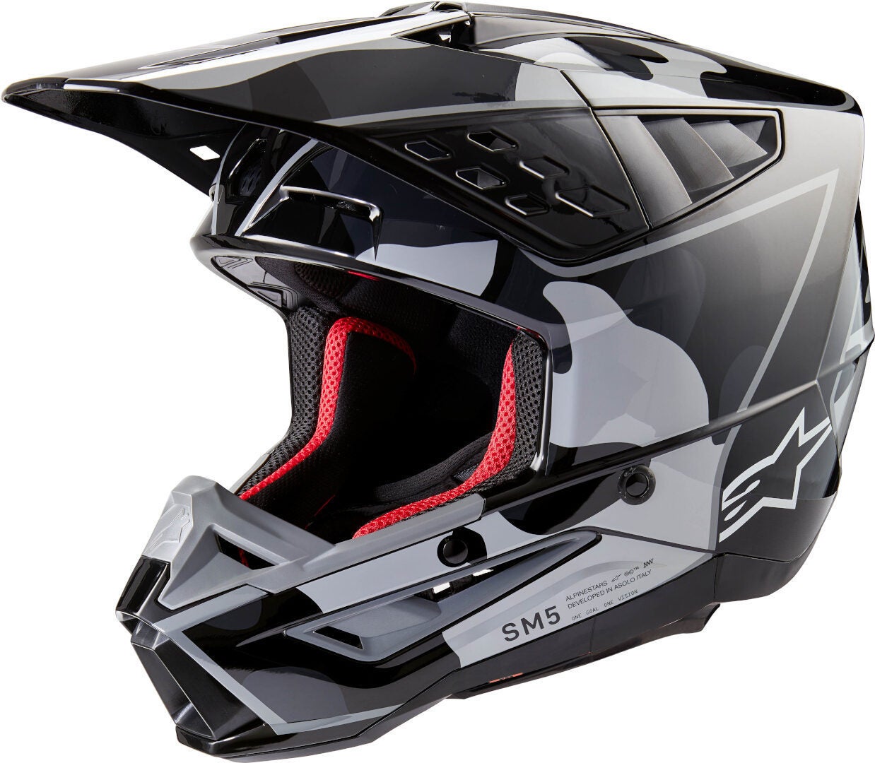 Alpinestars S-M5 Rover 2 2024 Motocross Helmet black/grey L (59/60) Figure 1
