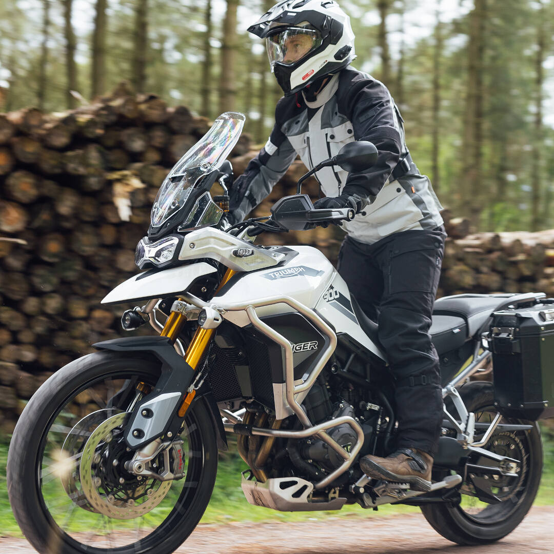 Merlin Solitude D3O Jaqueta têxtil da motocicleta preto/branco/cinza L Figura 9