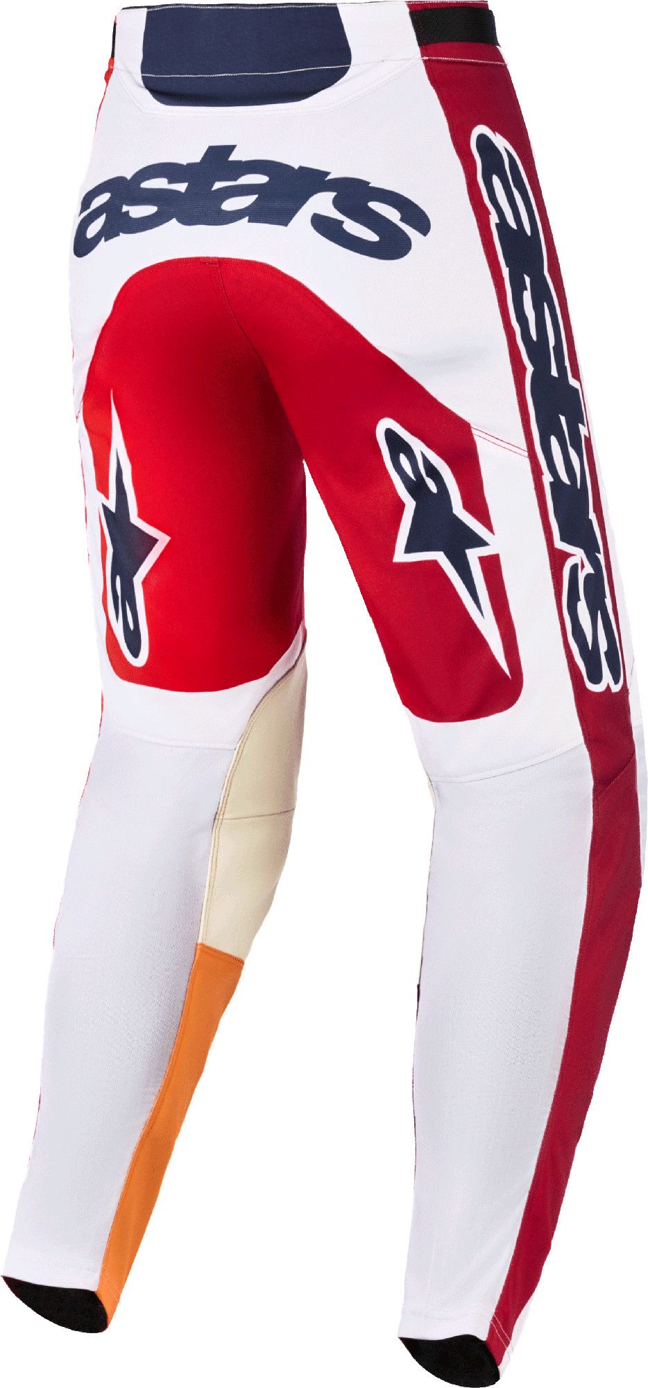 Alpinestars Racer Portl Pantaloni de motocross Roșu/Portocaliu 32 Figura 2