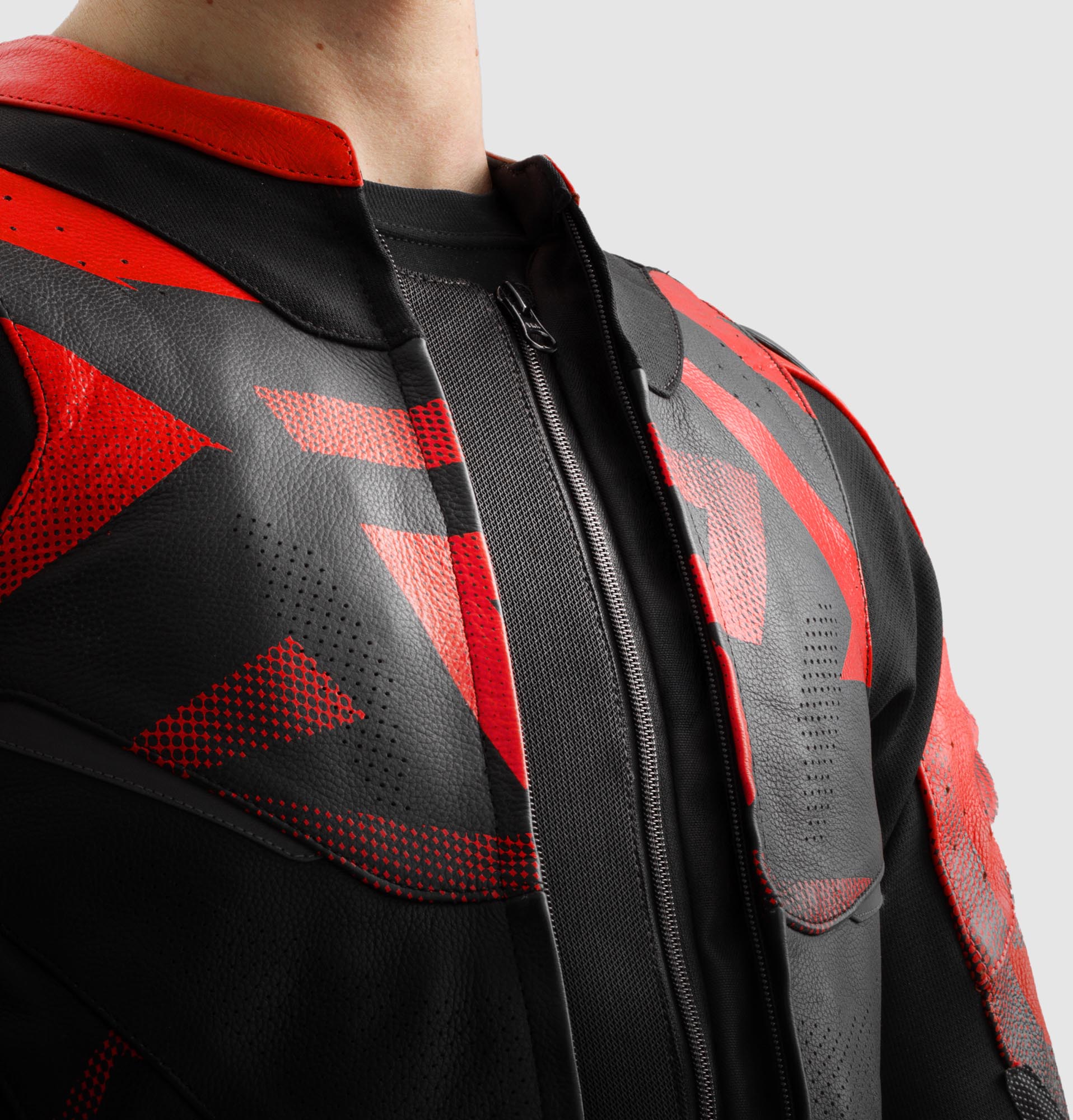 Side view of Rebelhorn Inferno Motorcycle Leather Jacket