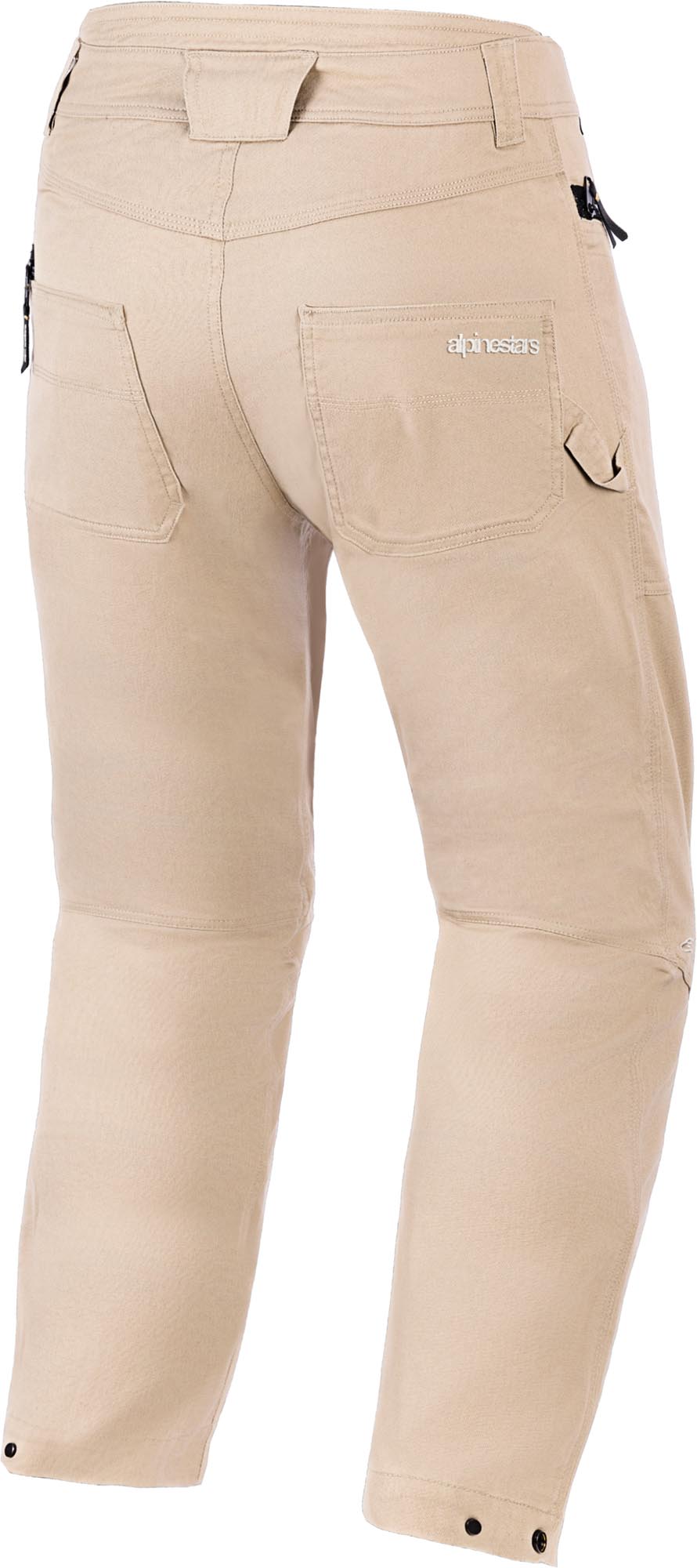 Alpinestars Flex-Ast Canvas Motorcycle Textile Pants beige Short S Figure 2