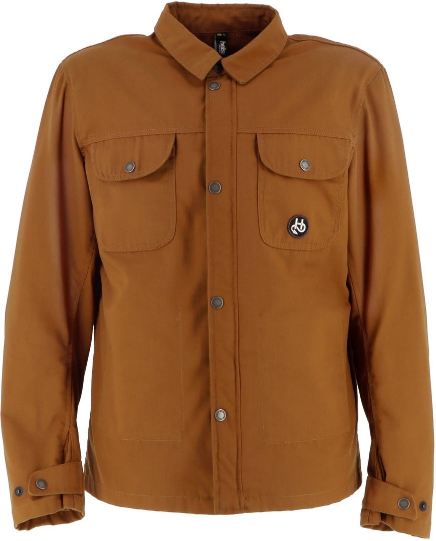 Helstons Detroit Motorrad Hemd beige M Abbildung 1