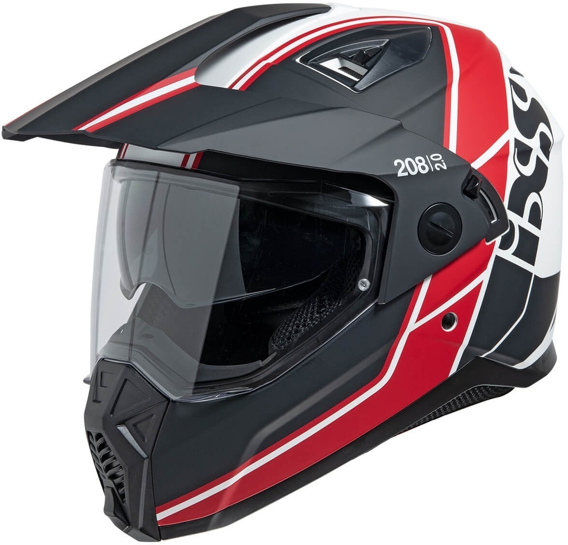 IXS 208 2.0 Cască enduro Negru mat/roșu XS (53/54) Figura 1