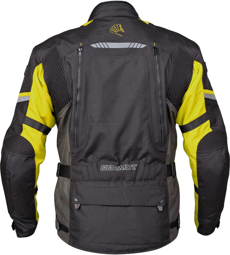 Germot Sydney Jachetă textilă impermeabilă pentru motociclete negru/galben L Figura 2