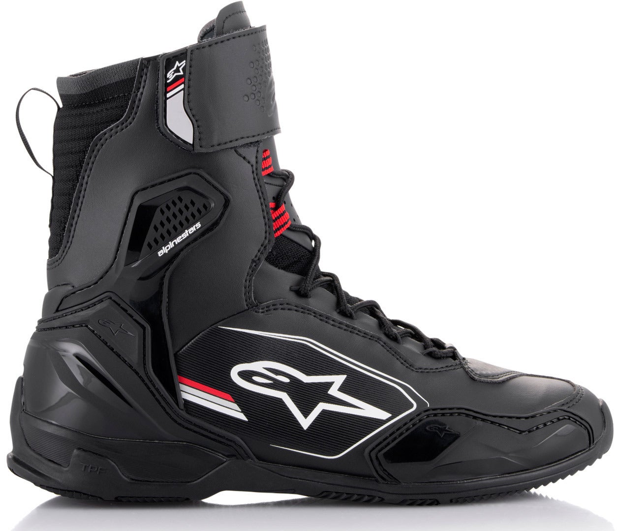 Alpinestars Superfaster Motorcykel sko sort/grå/rød 14 Figur 5