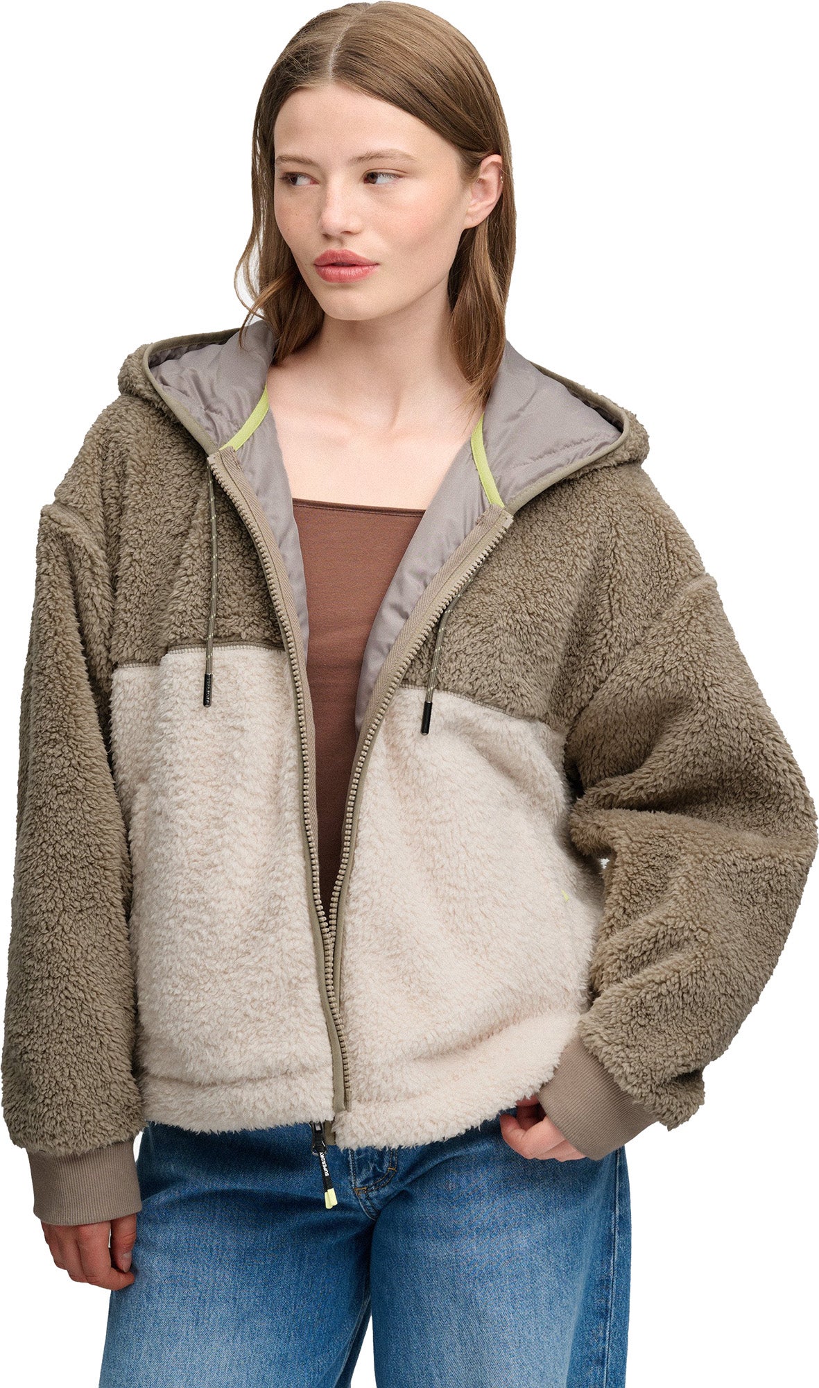 Superdry & Co Damer med glidelåshettegenser M Figur 8