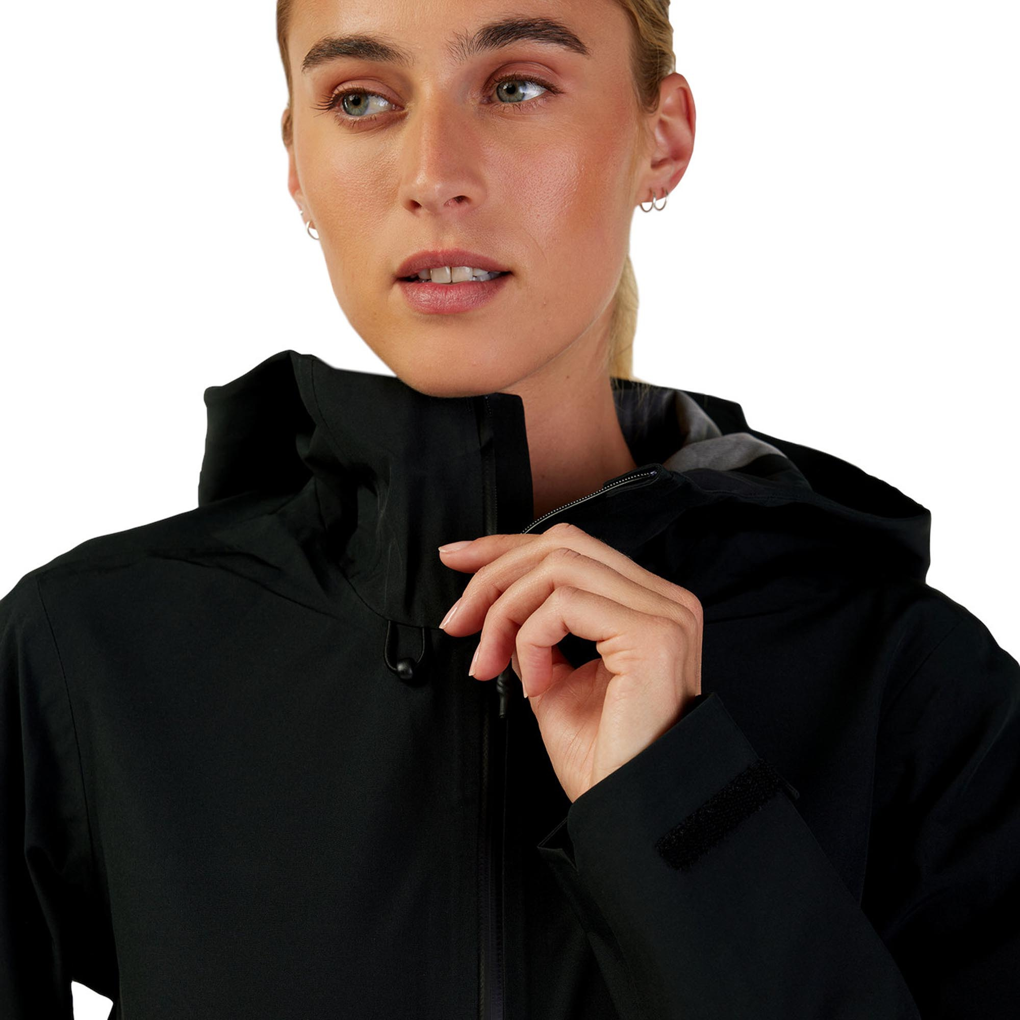 FOX Defend 3-Layer Water Dames Fietsjas Zwart M Figuur 8