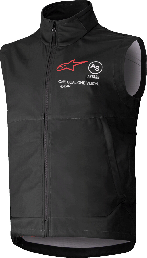 Alpinestars Techstar Softshell Vestă de motocross pentru tineret negru XL Figura 1