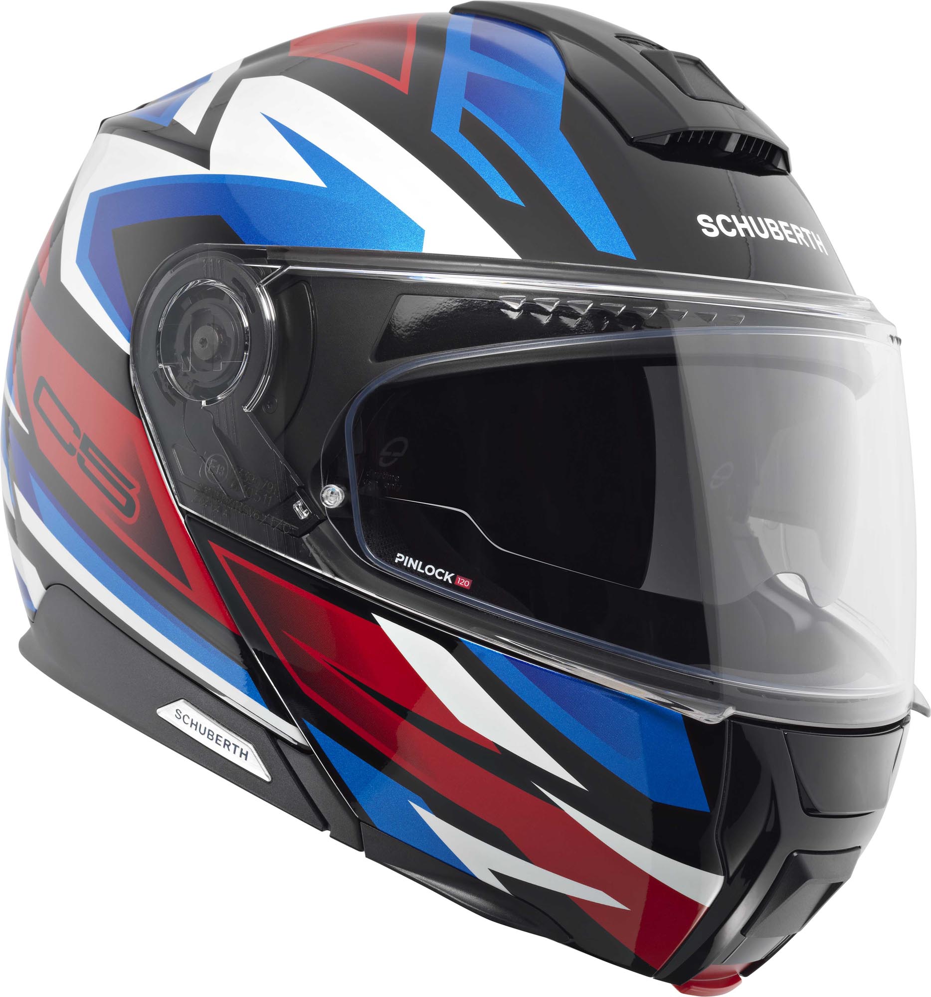 Schuberth C5 Zenith Helm blauw/rood Verlies (59) Figuur 2
