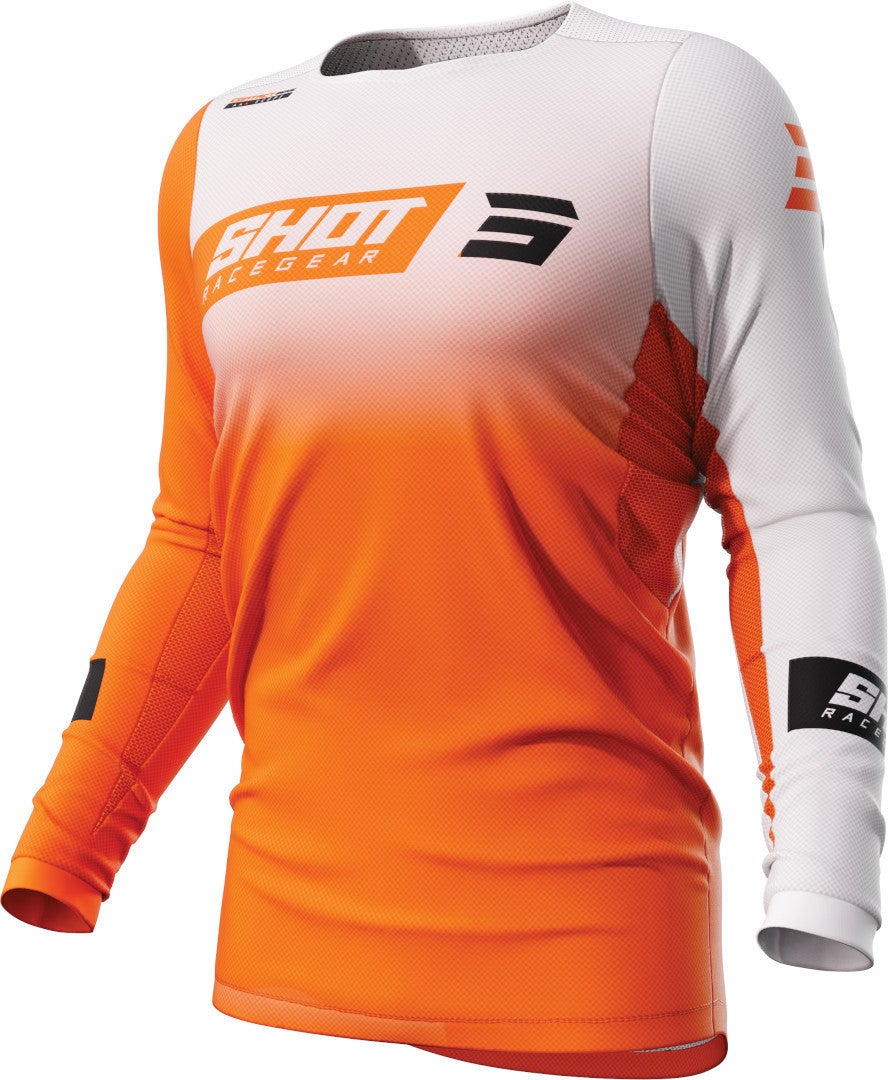 Shot Contact Scope Motorcross jersey oranje/wit L Figuur 1