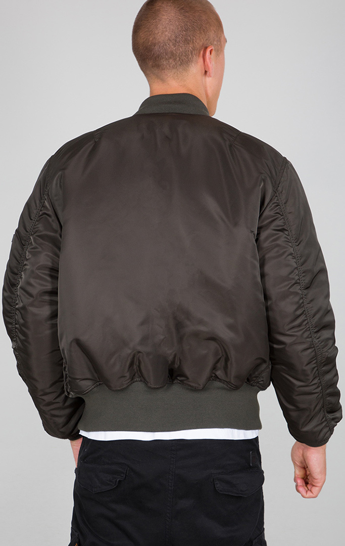 Alpha Industries MA-1 Giacca nero/oliva S Figura 4