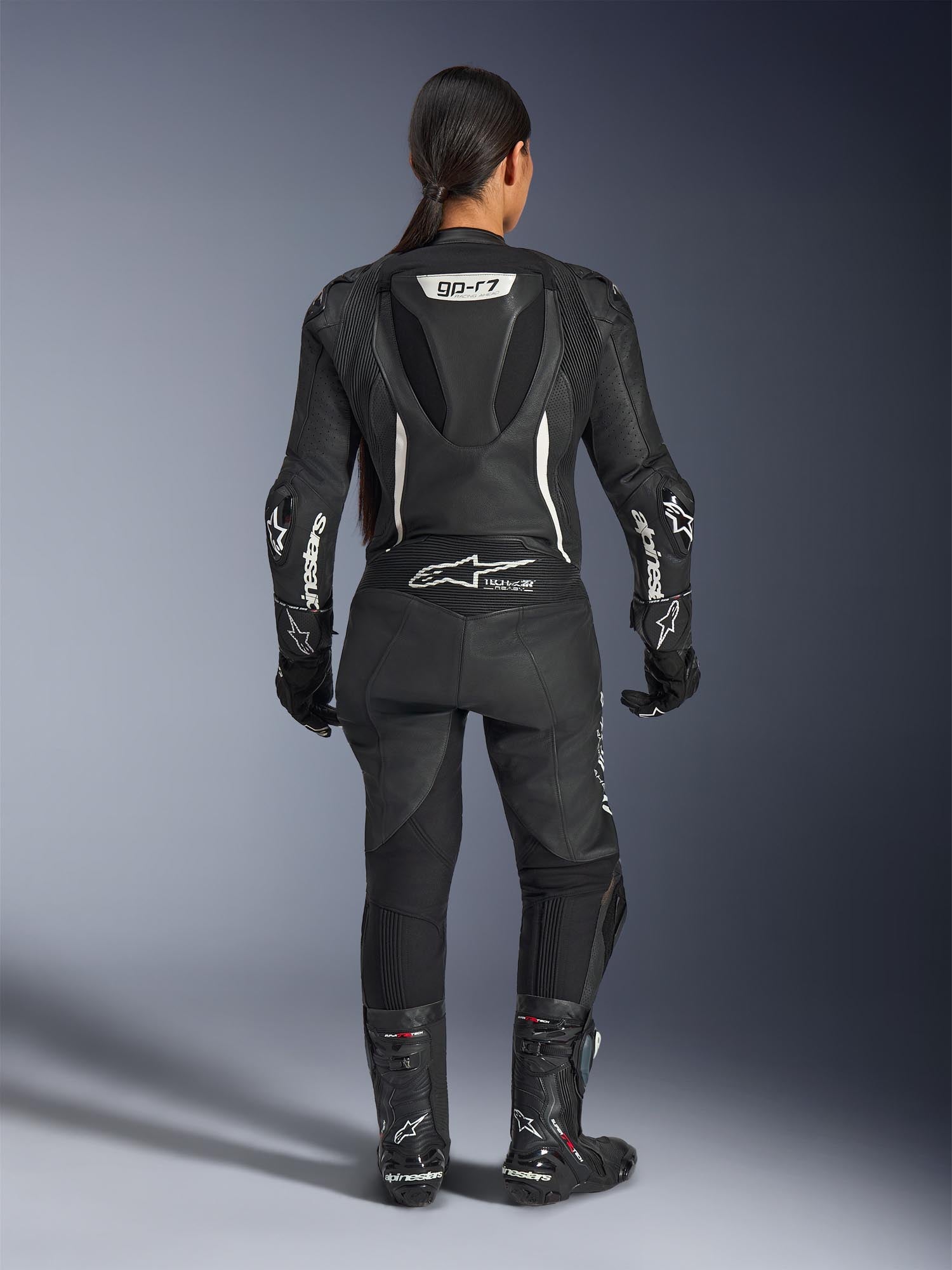 Alpinestars Stella GP-R7 Damer 1-delt motorcykellæderdragt Sort 44 Figur 6